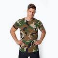Férfi póló Pitbull West Coast Slim Fit Lycra Small Logo woodland camo