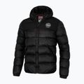 Férfi téli kabát Pitbull West Coast Greyfox Hooded Quilted black 2
