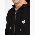 Férfi pulóver Pitbull Small Logo Hooded Zip black 4