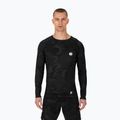 Férfi hosszú ujjú Rashguard Pitbull West Coast Net Camo 2 Rash black camo