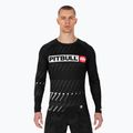 Férfi hosszú ujjú rashguard Pitbull Rashguard Street Dog black