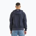 Férfi Pitbull Athletic Logo kapucnis nylon kabát sötét navy színben 3