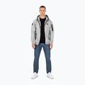 Férfi pulóver Pitbull Hermes Hooded Zip grey/melange 2