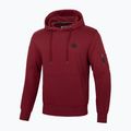 Férfi pulóver Pitbull West Coast Everts Hooded burgundy