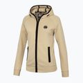 Férfi pulóver Pitbull West Coast Fuchsia Hooded Zip sand
