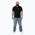 Pitbull West Coast Polo Pique Stripes Regular black férfi galléros póló 2