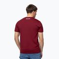 Férfi póló Pitbull West Coast Hilltop burgundy 3