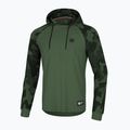 Férfi pulóver Pitbull West Coast Mercado Hooded Small Logo olive dillard