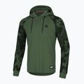 Férfi pulóver Pitbull West Coast Hilltop Hooded olive