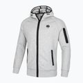 Férfi pulóver Pitbull West Coast Beachfront Hooded Zip grey/melange