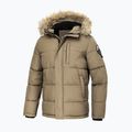 Pitbull West Coast férfi télikabát Taurus Hooded sötét homok 3