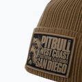 Férfi téli sapka Pitbull Beanie Silvas Blood Dog coyote brown 3