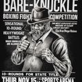Férfi Pitbull West Coast Bare Knuckle kapucnis melegítőfelső fekete 5