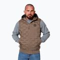 Férfi mellény Pitbull West Coast Eclipse Hooded Padded coyote brown