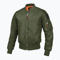 Férfi dzseki Pitbull West Coast Ma 1 Logo Flight 2 olive 4