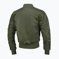 Férfi dzseki Pitbull West Coast Ma 1 Logo Flight 2 olive 5