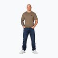 Női póló Pitbull West Coast Small Logo coyote brown 2