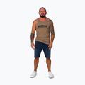 Férfi Pitbull Boxing Tank Top prérifarkas barna 2