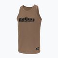 Férfi Pitbull Boxing Tank Top prérifarkas barna 4