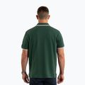 Férfi Pitbull Polo Shirt Pique Stripes Regular jáde zöld 2