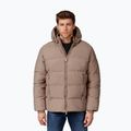 Férfi télikabát Pitbull Duncan Quilted Hooded dark sand
