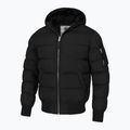Férfi télikabát Pitbull Gopher Quilted Hooded black