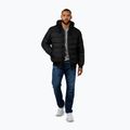 Férfi kabát Pitbull Hidden Quilted Hooded black/black 2
