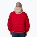 Férfi kabát Pitbull Hidden Quilted Hooded red/beige 3