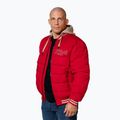 Férfi kabát Pitbull Hidden Quilted Hooded red/beige 4