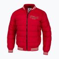 Férfi kabát Pitbull Hidden Quilted Hooded red/beige 7