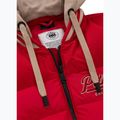 Férfi kabát Pitbull Hidden Quilted Hooded red/beige 9