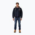 Férfi kabát Pitbull Hidden Quilted Hooded dark navy/beige 2