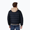 Férfi kabát Pitbull Hidden Quilted Hooded dark navy/beige 3