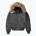 Férfi télikabát Pitbull Harvest Hooded Bomber graphite 4