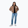 Női kabát Pitbull Buena Quilted Varsity brown 2