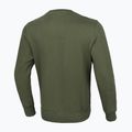 Férfi pulóver Pitbull Small Logo Crewneck dark olive 5