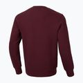 Férfi pulóver Pitbull Small Logo Crewneck burgundy 2