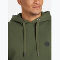 Férfi pulóver Pitbull Small Logo Hooded dark olive 4