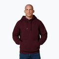 Férfi pulóver Pitbull Small Logo Hooded burgundy