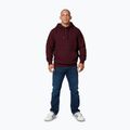 Férfi pulóver Pitbull Small Logo Hooded burgundy 2