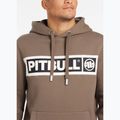 Férfi pulóver Pitbull Sherwood Hooded brown 4