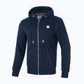 Férfi pulóver Pitbull Small Logo Hooded Zip navy