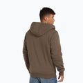 Férfi pulóver Pitbull Zip Sherpa 2 Ruffin Hooded brown 3