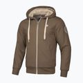 Férfi pulóver Pitbull Zip Sherpa 2 Ruffin Hooded brown 5