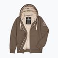 Férfi pulóver Pitbull Zip Sherpa 2 Ruffin Hooded brown 7