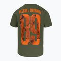 Pitbull Eighty Nine Dog férfi póló sötét olívazöld