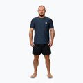 Férfi Pitbull Small Logo alkalmi sport póló navy melange 2