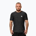 Férfi Pitbull Small Logo alkalmi sport fekete melange póló