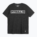 Pitbull Hilltop Casual Sport fekete melange férfi póló 4