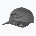 Pitbull Snapback ,,USA CAL" Klasszikus alacsony profilú grafit baseball sapka